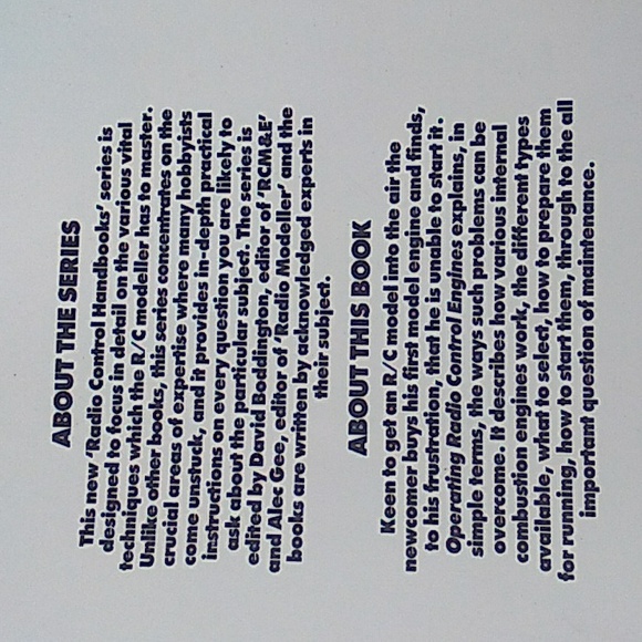 โ๏ธ vintage Book -  Operating Radio Control ENGINES - Picture 3 of 16